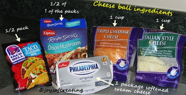 Mix everything together. Form into a ball. Refrigerate til firm.